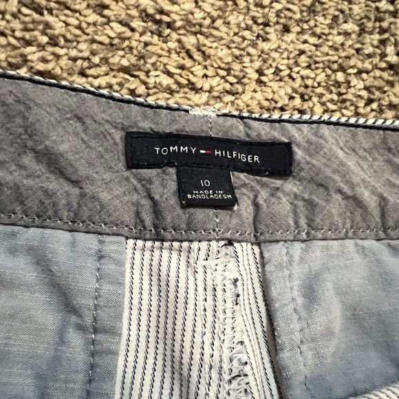 TOMMY HILFIGER STRIPE ANKLE LEG PANTS - Picture 3 of 4